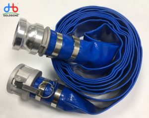 blue pvc lay flat hose