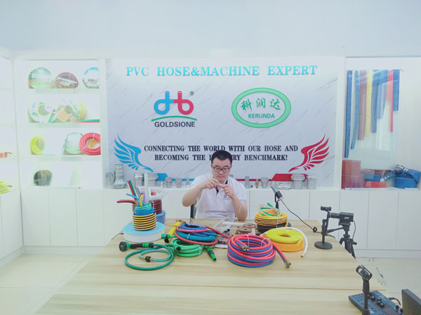 Goldsione PVC Hose Highlights 131st Online Canton Fair