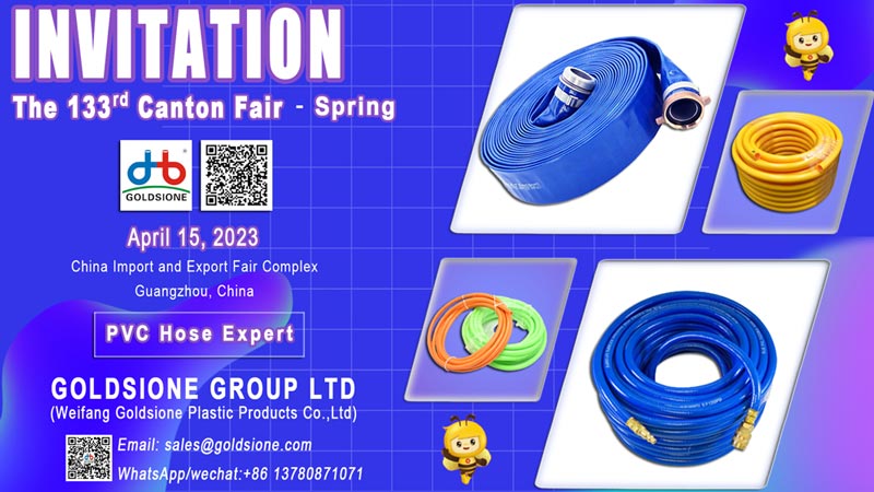 PVC Hose Expert Will Attend The 133rd Canton Fair In Spring 2023