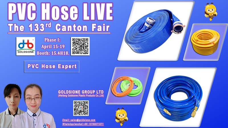 PVC Hose Live Show at The 133rd Canton Fair