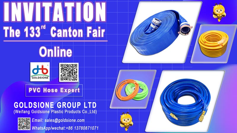 Find the Best PVC Hose from Goldsione at the 133rd Canton Fair Online Exhibition