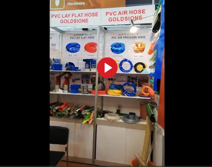Goldsione PVC Hose Live Show at The 134th Canton Fair