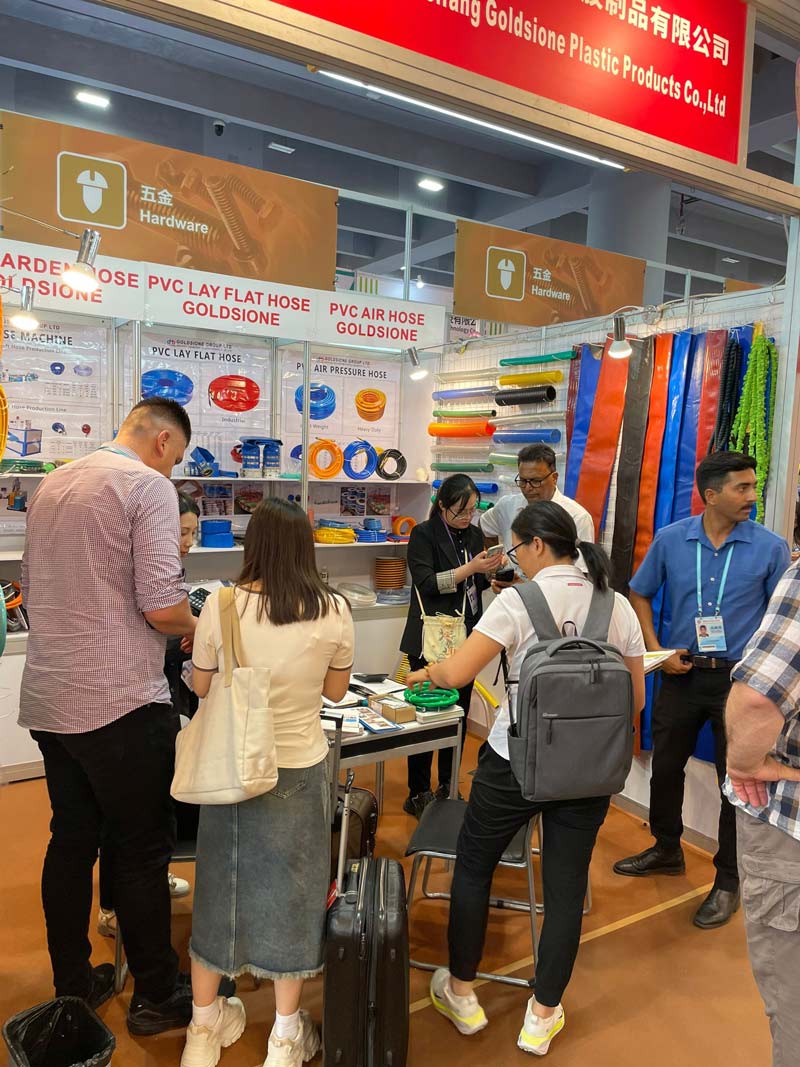 Goldsione PVC hose achieved complete success at the 134th Canton Fair
